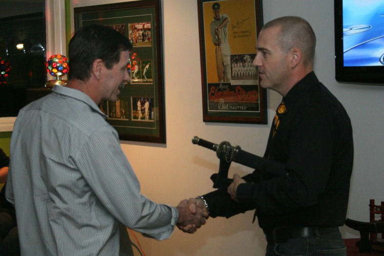 Sifu Terry Honoured</br>By Sifu Glenn